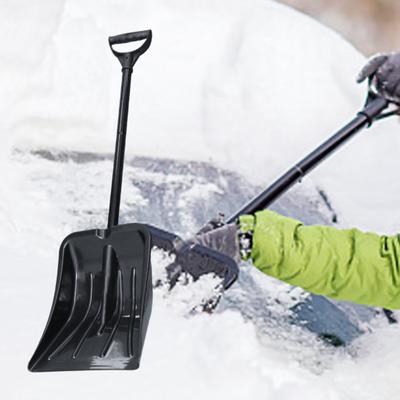 Łopata do śniegu o wysokiej twardości, odporna na rdzę, metalowa maszyna do usuwania śniegu z lodu. Wytrzymała łopata do użytku na zewnątrz