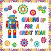 Fulmoon 52 Pcs Gear Bulletin Board Set Classroom Gear Robot Wall Decoration Gearing Up for a Year Wall Decor Cutouts for School Classroom Science