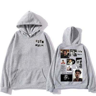 ZAYN Potisk Módní Mikiny Zayn Malik Retro Hip Hop Pulovr Unisex Oversized Topy Podzim Mikina s Dlouhým Rukávem Pánské Dámské Oblečení
