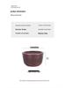Premium Purple Clay Jianshui Ceramic Tea Wastewater Bowl & Storage Pot Holder