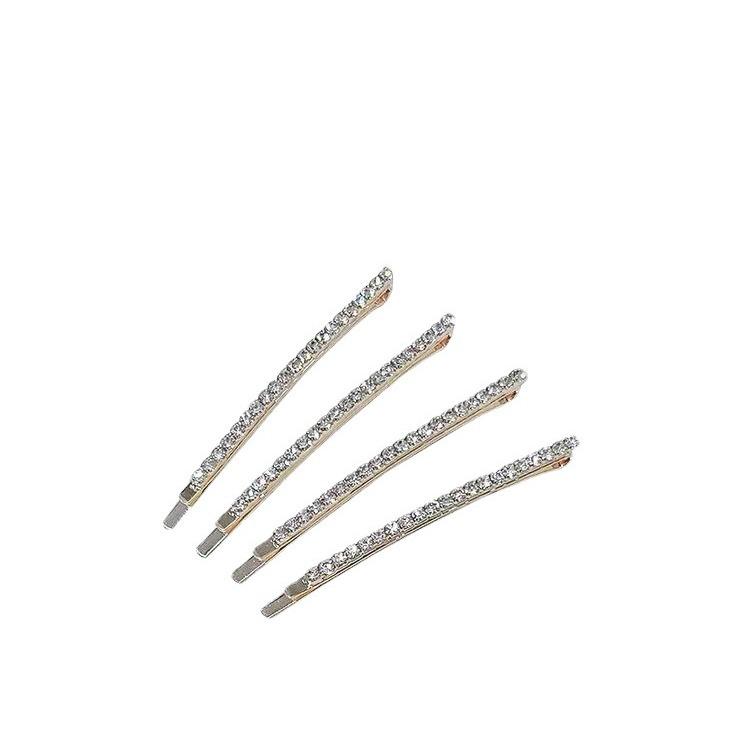 Kim Jennie Rhinestone Hair Clip: Super Shiny Bobby Pin for Bangs, Fairy Clip Style