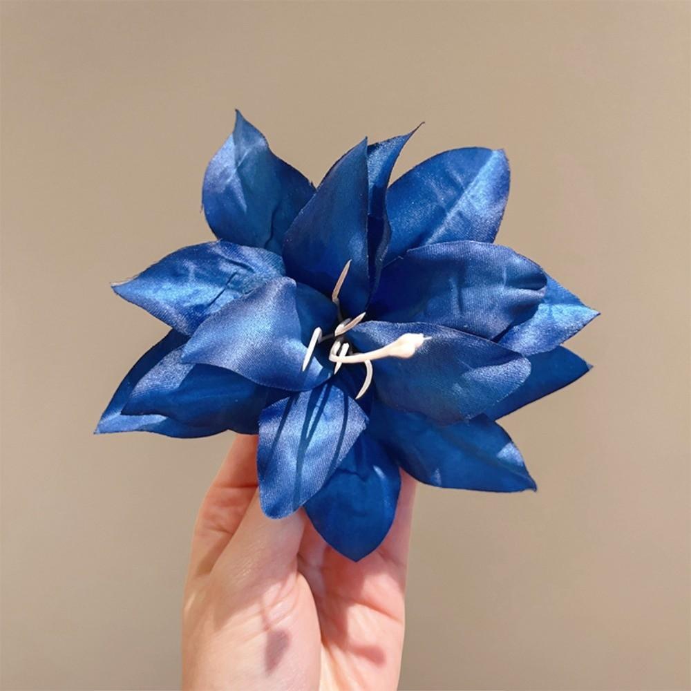 Silk Lily Lily Flower Hair Clip Simulation Flower Flower Shark Clip  Hair Accessories