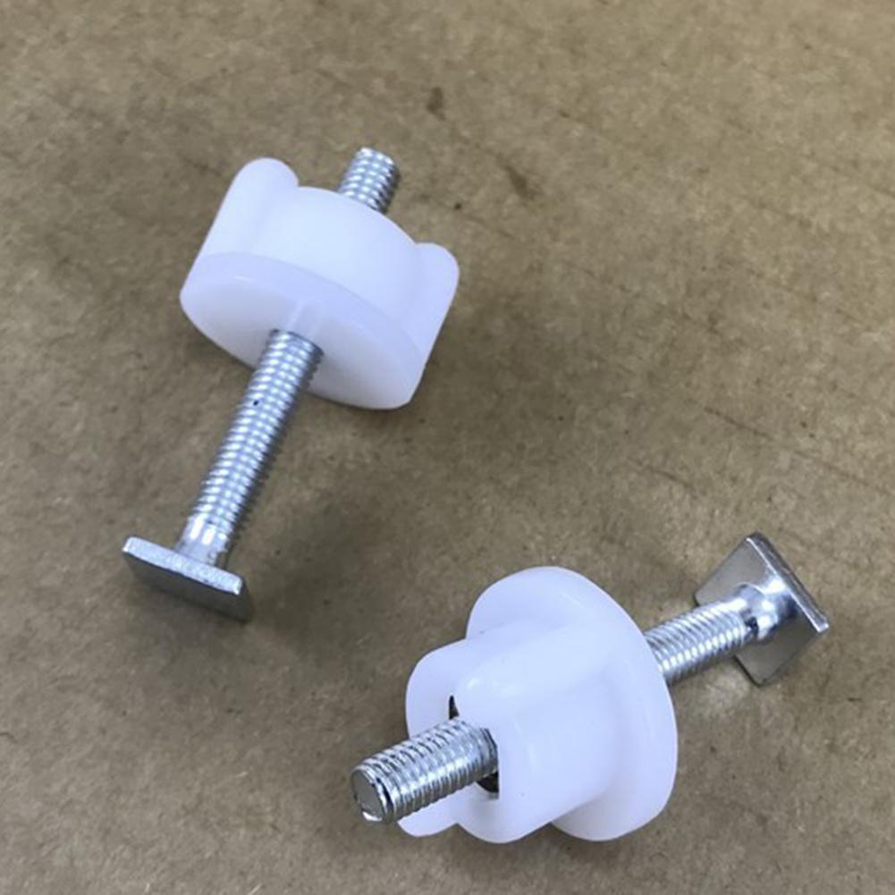 2pcs Stainless Steel Toilet Lid Fixing Screws Long-lasting & Easy Installation Toilet Cover Hinge Repair Fixing Screws Accessory