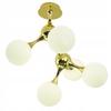 Pendant Lamp Ceiling Chandelier Balls Gold Modern Led Milky