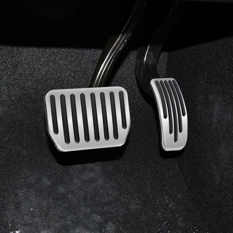 For Tesla Model Y Modely Pedals Non-Slip Gas Accelerator Brake Pedal Cover Foot Rest Pad Protector Interior Accessories