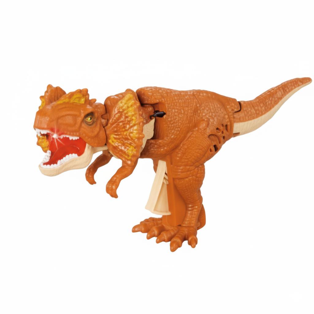 

Фігурка Динозавра, Модель T-Rex зі Звуком, Рухомі Суглоби, Інтерактивна Іграшка для Дітей, Подарунок з Колекції Динозаврів помаранчевий