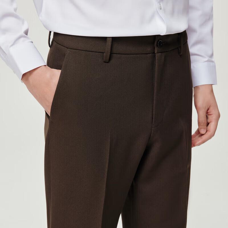 JOEONE Men's Easy-Care Straight-Leg Dress Pants