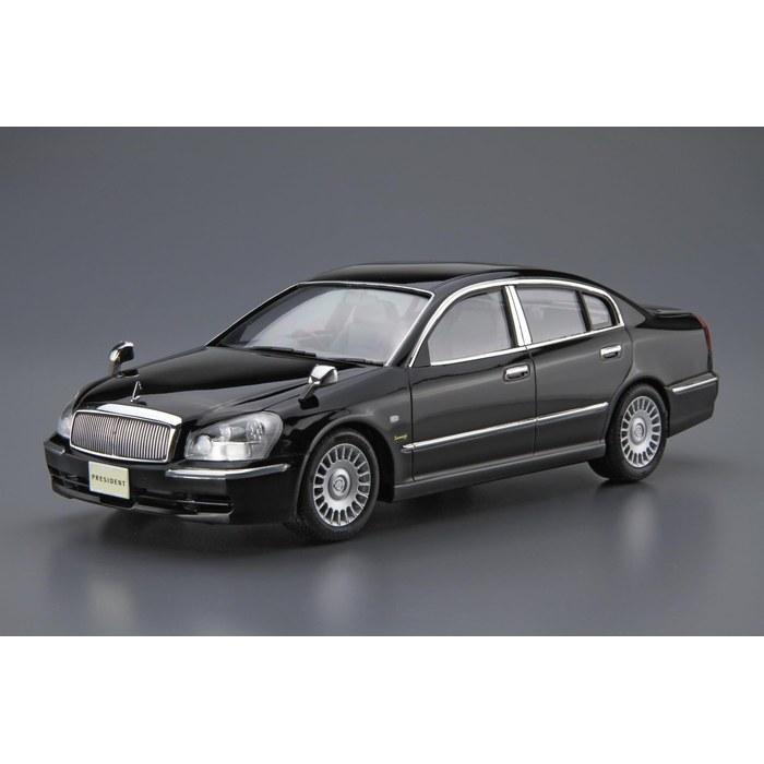 Aoshima 1/24 The Model Car Series No.125 Nissan F50 Cima/President 2003 Model Kit (Unpainted)