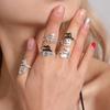 Kreative Gothic Schwarze Spinne Tierringe Lustige Halloween Veranstaltung Party Event Oktopus Zaubererhut Geist Kürbisse Finger Fingerring Halloween