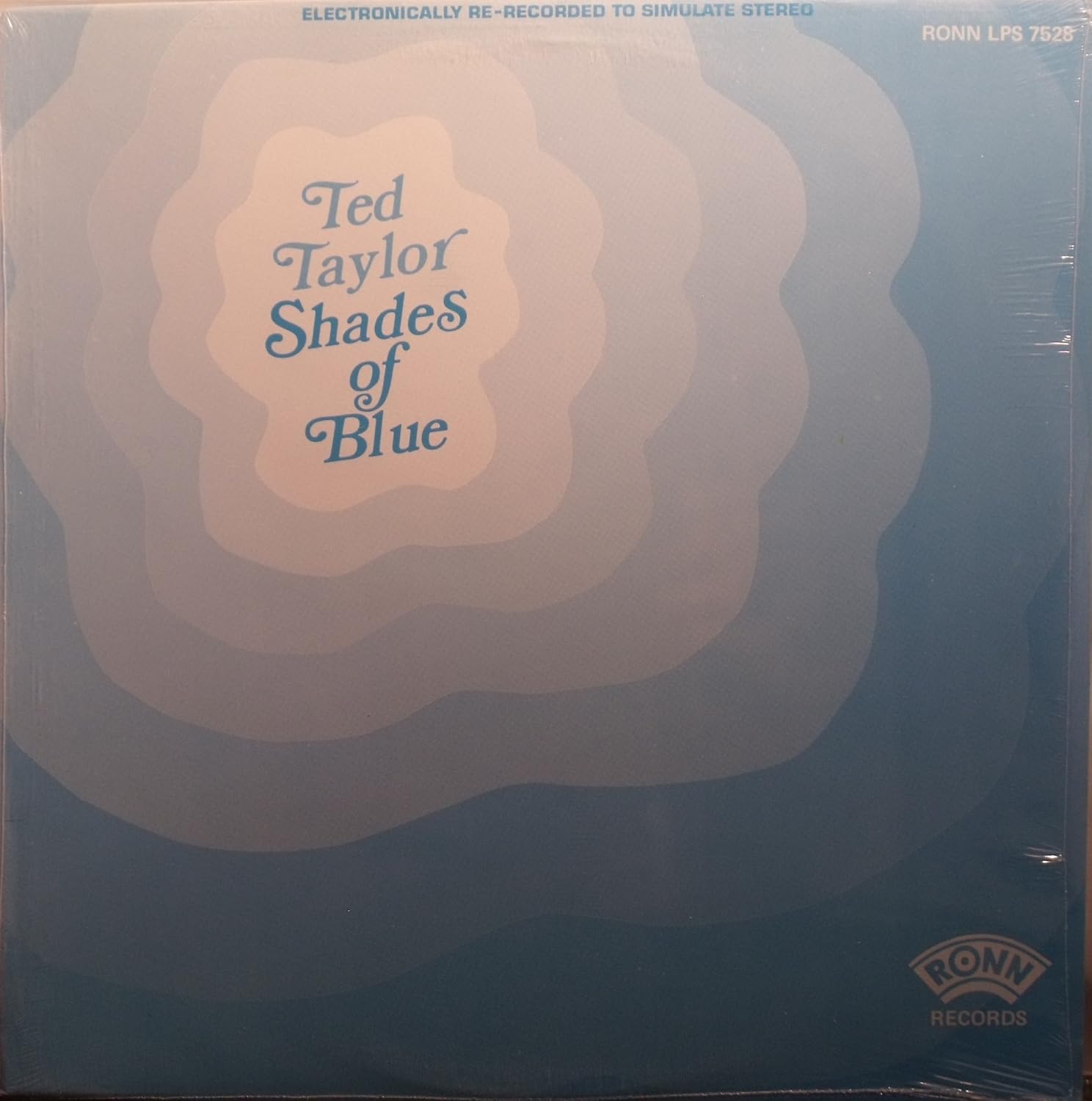

LP Record TED TAYLOR - Shades Of Blue LPS7528 Ronn Records US Soul/Funk