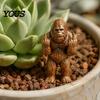 Playful Bookshelf Displays 10PCS Middle Fingers Mini Big Foot, Miniature Foot Statue, Humorous Compact Collectible Figures Finger Figurines,