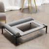 Pet Furniture Mesh Elevated Dog Beds Breathable Removable Raised Dog Bed with Pillow Outside Dog Bed Cat Patio Sunbathing