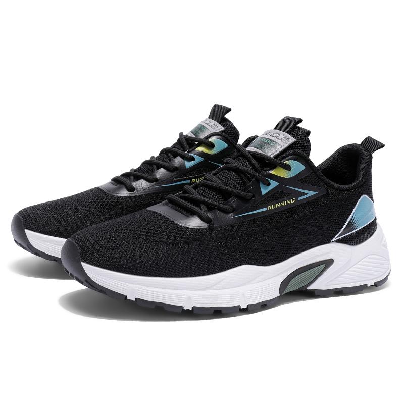 Fashion Men's Mesh Shoes Summer Breathable Soft-soled Non-slip Casual Sports Shoes Outdoor Running Shoes Fashion Student Light Sneakers