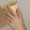 "Chic Star & Moon Adjustable Open Ring for Women"