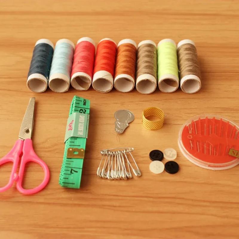 Household Needle Box Set With Fabric Sewing Needles And Portable Organizing Toolbox - Convenient Stitching Companion