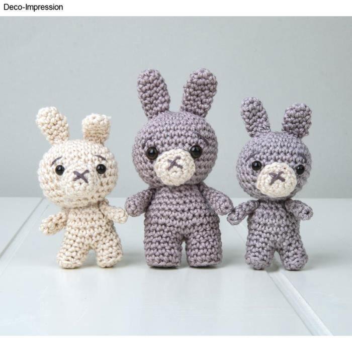 Yeux de sécurité en plastique - RAYHER - 6mm - Noir et blanc - Lot de 10