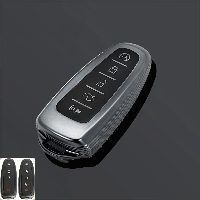 

Car Remote Control Key Case Cover Shell Fob Holder For Ford Focus Edge Explorer Expedition C-Max Escape Flex Keychain