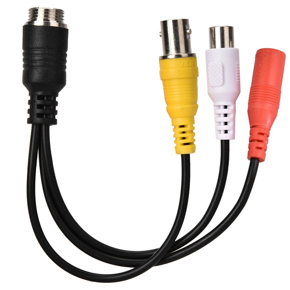 

Car Video Recorder Extension Cable Air Head Male to BNC AV DC Female Monitor Adapter