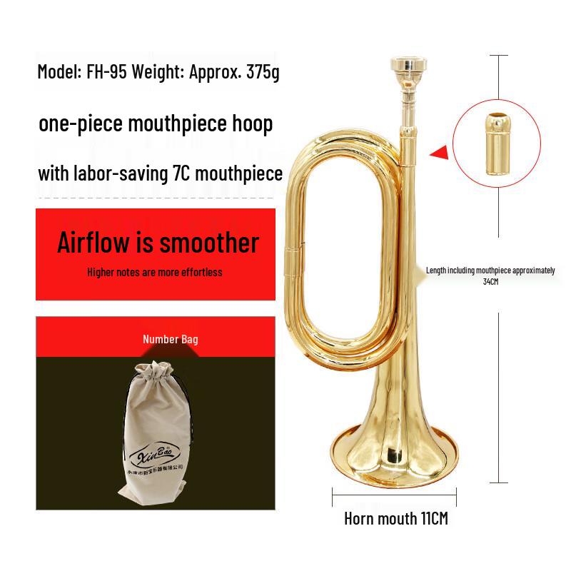Hua Qian Mo Professional Brass Bugle