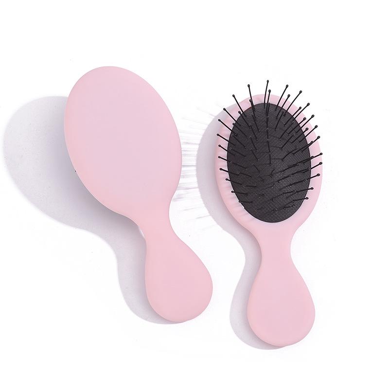 

Портативная нейлоновая расческа с игольчатыми зубьями для влажных/сухих волос для детей 14x6x3 cm 45g розовый