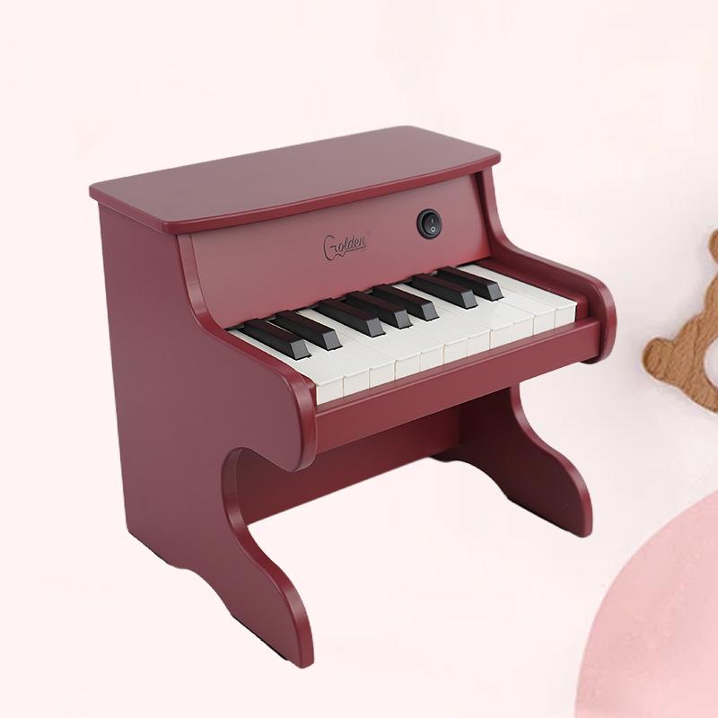 Wooden children's piano infant boy girl baby 18/25/37 key entry electronic keyboard can play parent-child birthday gift