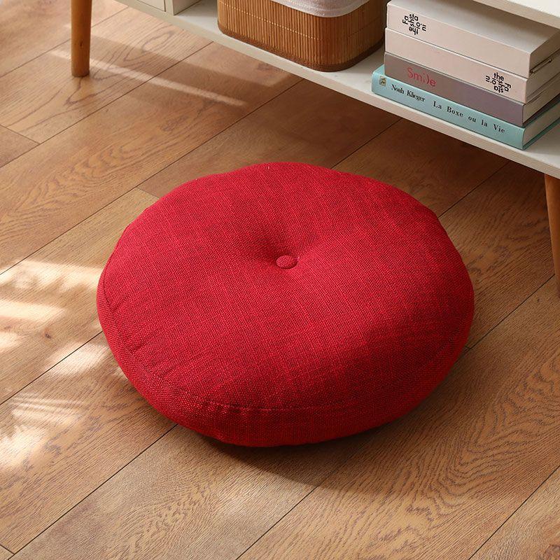 

Fabric Balcony Japanese Tatami Yoga Large Linen Red Diameter 40cm (not detachable)