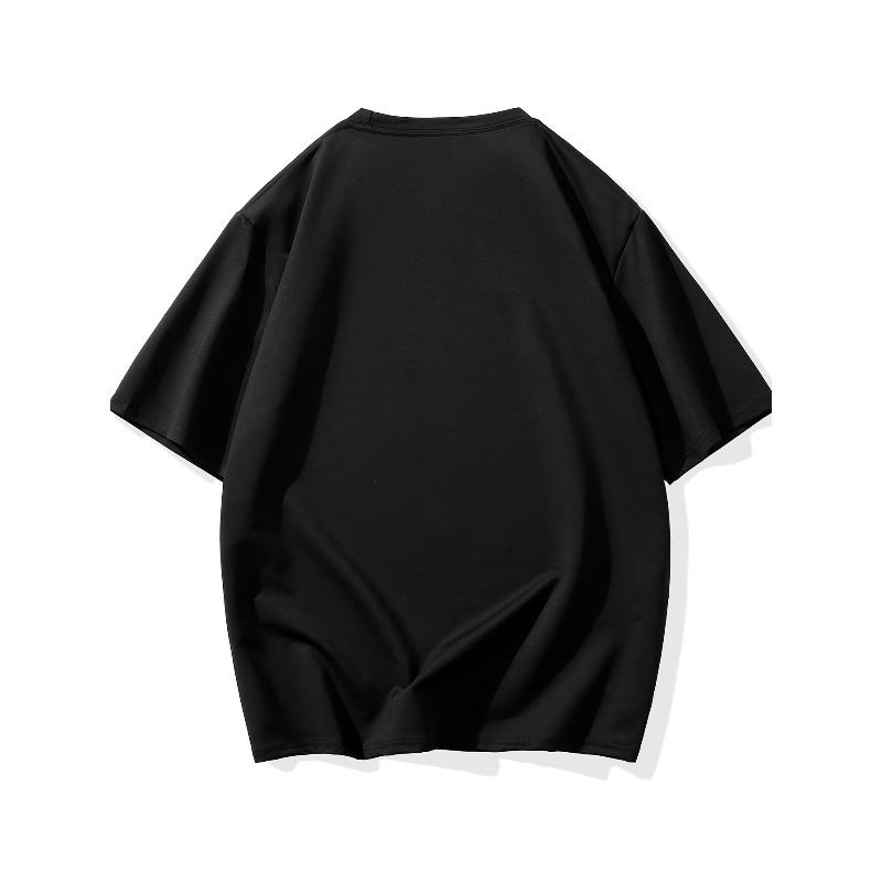 Spring Summer Short Sleeved T-shirt  Fashion Fashion Logo Printed Male Youth Spring Summer Round Neck Enlarged Casual Versatile