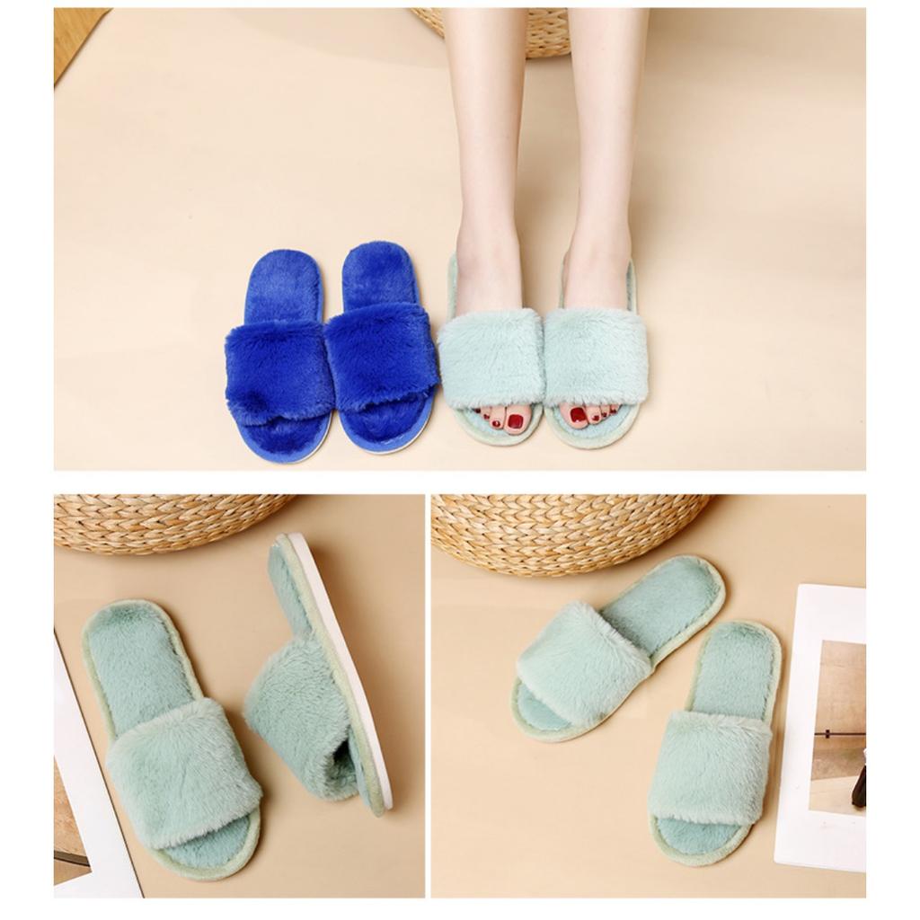Mao Mao Slippers, Women's Shoes, Outerwear Shoes, Cotton Slippers, Thermal Shoes, Casual Slippers, Breathable, Cotton Shoes