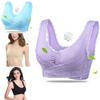 Women Lady Sexy Front Cross Adjustable Side Buckle Lace Vest Wireless Sport Bra For Ultimate Comfort And Style