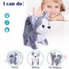 Plush Husky Dog Toy Puppy Electronic Interactive Pet Dog - Walking, Barking, Tail Wagging, Stretching Companion Animal For Kids (husky Dog)