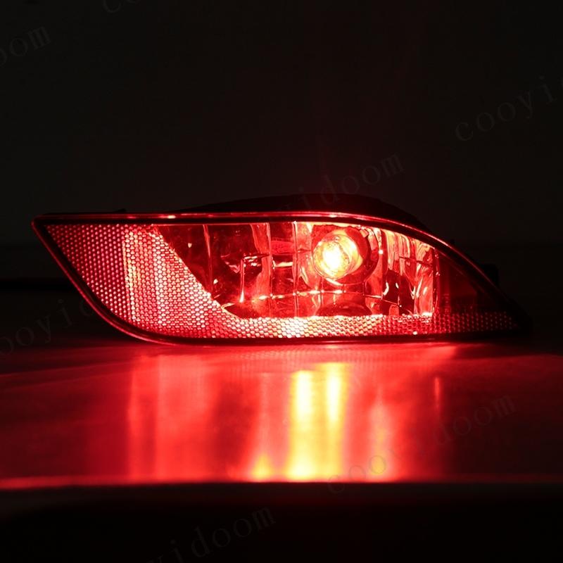 Car Rear Bumper Taillight Reflector Light Signal Light Bumper Reflector Brake Light For Jeep Compass 2017 2018