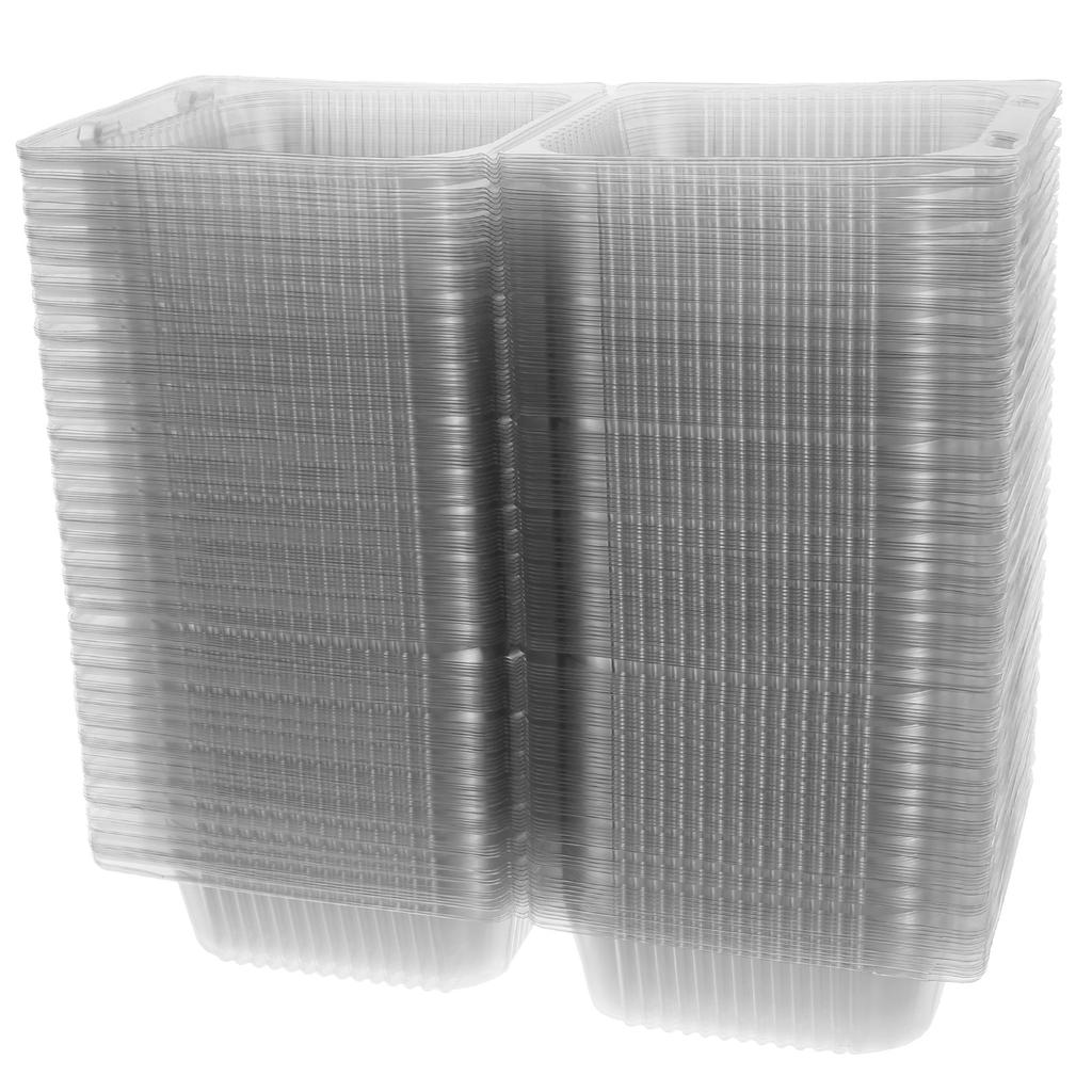 150/100Pcs Square Cake Boxes Slice Dessert Box Cheesecake Boxes Takeout Packaging Box Container For Bakery Party Wedding Supplie