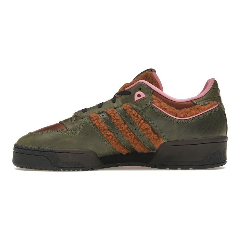 The Simpsons X Adidas Rivalry Low Werewolf Flanders Unisex Sneakers Green Wild-Brown Wild-Pine IF7190