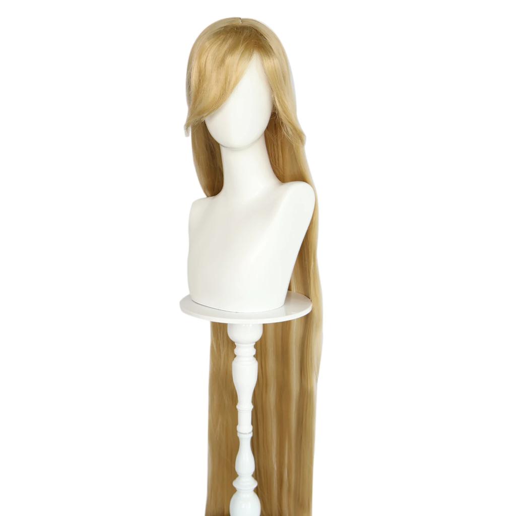 Synthetic Blonde Wig Extra Long Hair Princess Wig for Women Cosplay Daily Holiday Party Costume Wigs