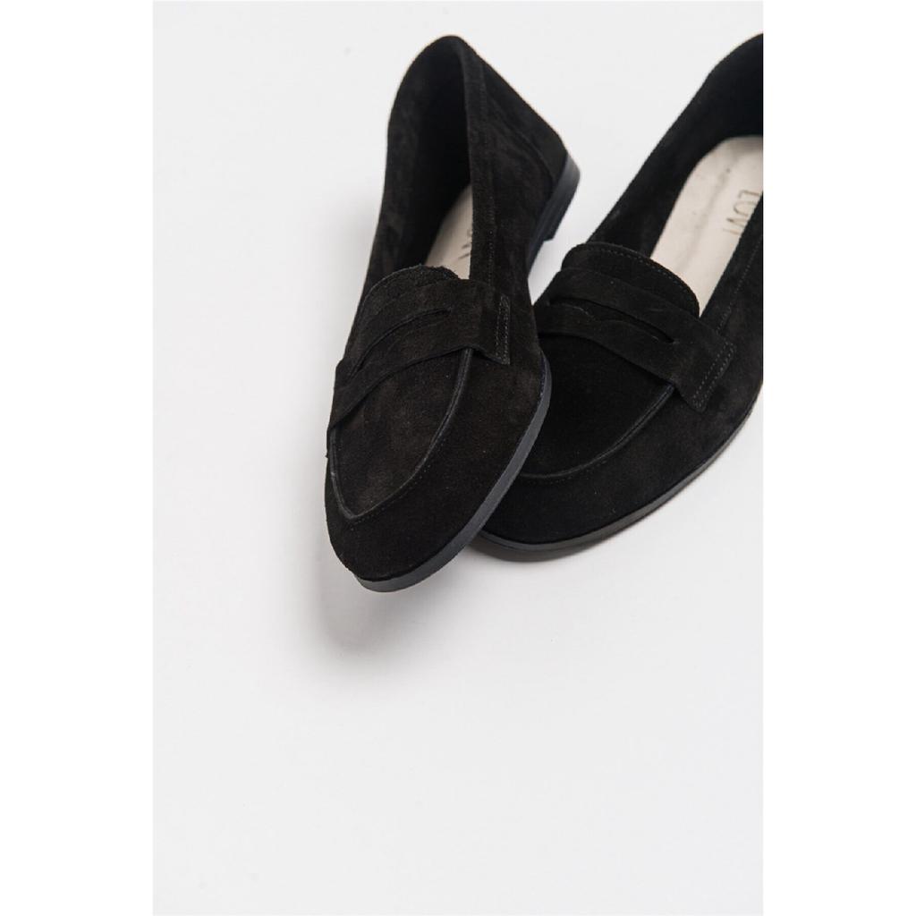 F02 Clay Suede Women's Ballerinas