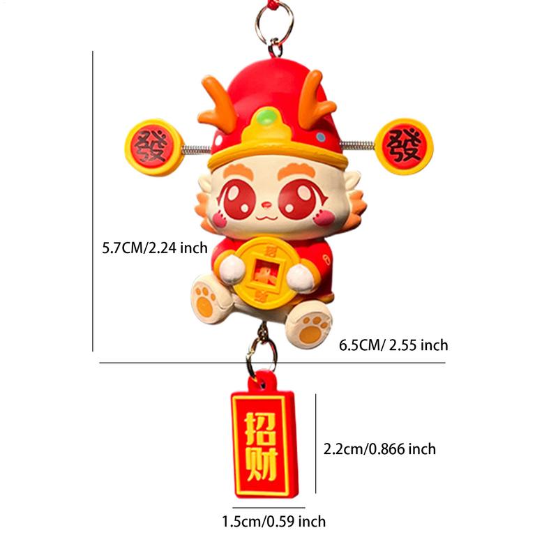 Year Of The Snake Decoration Dragon Horned Snake Car Charm Car Interior Decoration Good Luck Ornament For Home And Car Decor