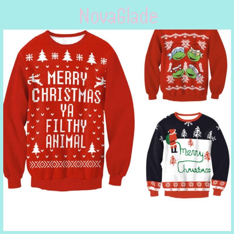 Christmas Reindeer Hoodie Sweatshirt With 3d Print For Holiday Casual Wear Men