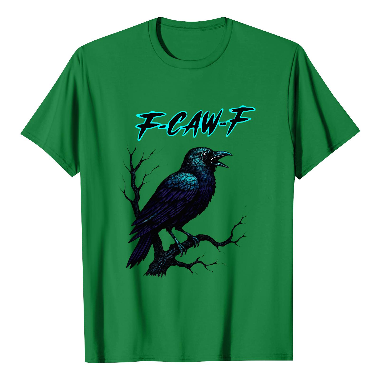 

F-CAW-F Женская повседневная футболка с коротким рукавом и принтом букв L армия зеленый