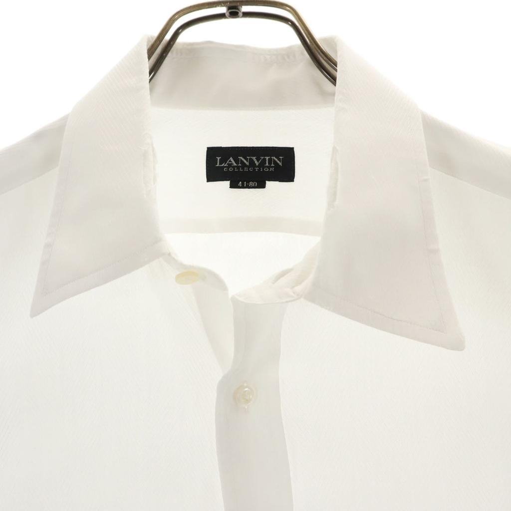 Lanvin Made In Japan Long Sleeve Shirt 41-80 White Men's Used