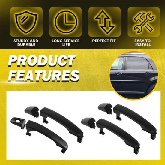 4X Exterior Door Handle Front Rear Left+Right For 2006-11 Chevy HHR 22729814 EK