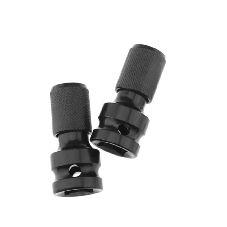 Impact Wrench Adapter 1/2Inch Square Drive To 1/4Inch Hex Socket Converter Attachment Quick Changing Drill Bit Holders