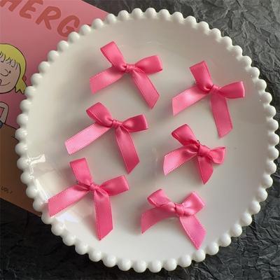 6pcs/set Small Bow Hair Clips Sweet Bangs Clips Bowknot Hairpin for Girls Hairslide Headwear Hair Accessories Children Party