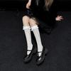 White lace calf stockings stockings women's summer lolita lolita stack socks mid tube socks jk stockings