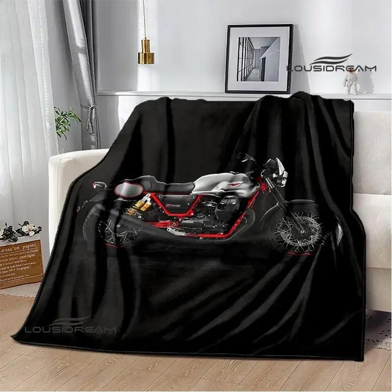 Guzzi Motorcycle Children's Warm Blanket Cubre Cama Blankets for Beds Picnic Blanket