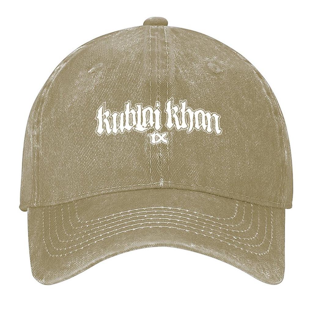 2026 Kublai Khan TX Band Designs Baseballkappe Schwarz Luxusmarke Schirmmütze Sonnenschutzmütze Herren Hüte Damen