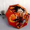 1pc Goku, Dragon Ball Automatic Folding Umbrella, Portable Collapsible Design, 8-Rib Iron Frame, , All-Season Casual Outdoor Accessory for Christmas B