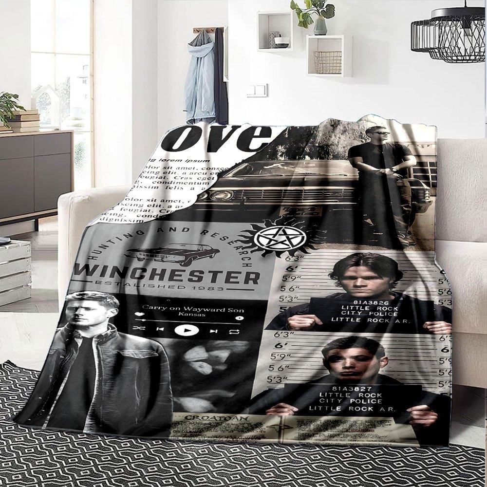 1pc Supernatural 23 Blanket Soft Warm Throw for Home, Office, Travel All Season Cozy Bedding Gift, Office Cozy Accessory