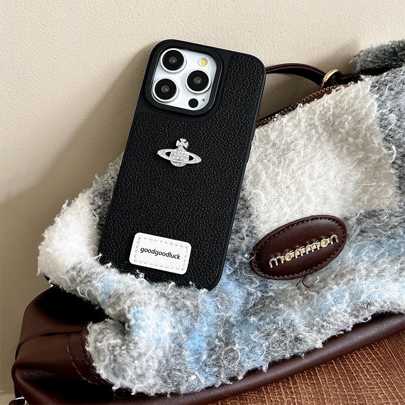 Rhinestone Planet High-end Mobile Phone Case for IPhone17Promax Light Luxury for Apple 16plus Women's Silicone