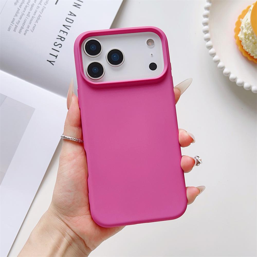 Matte Candy Color Phone Case for iPhone 17 Air 16 16E 15 Pro Max Liquid Silicone Shockproof Protection Skin Feeling Solid Cover