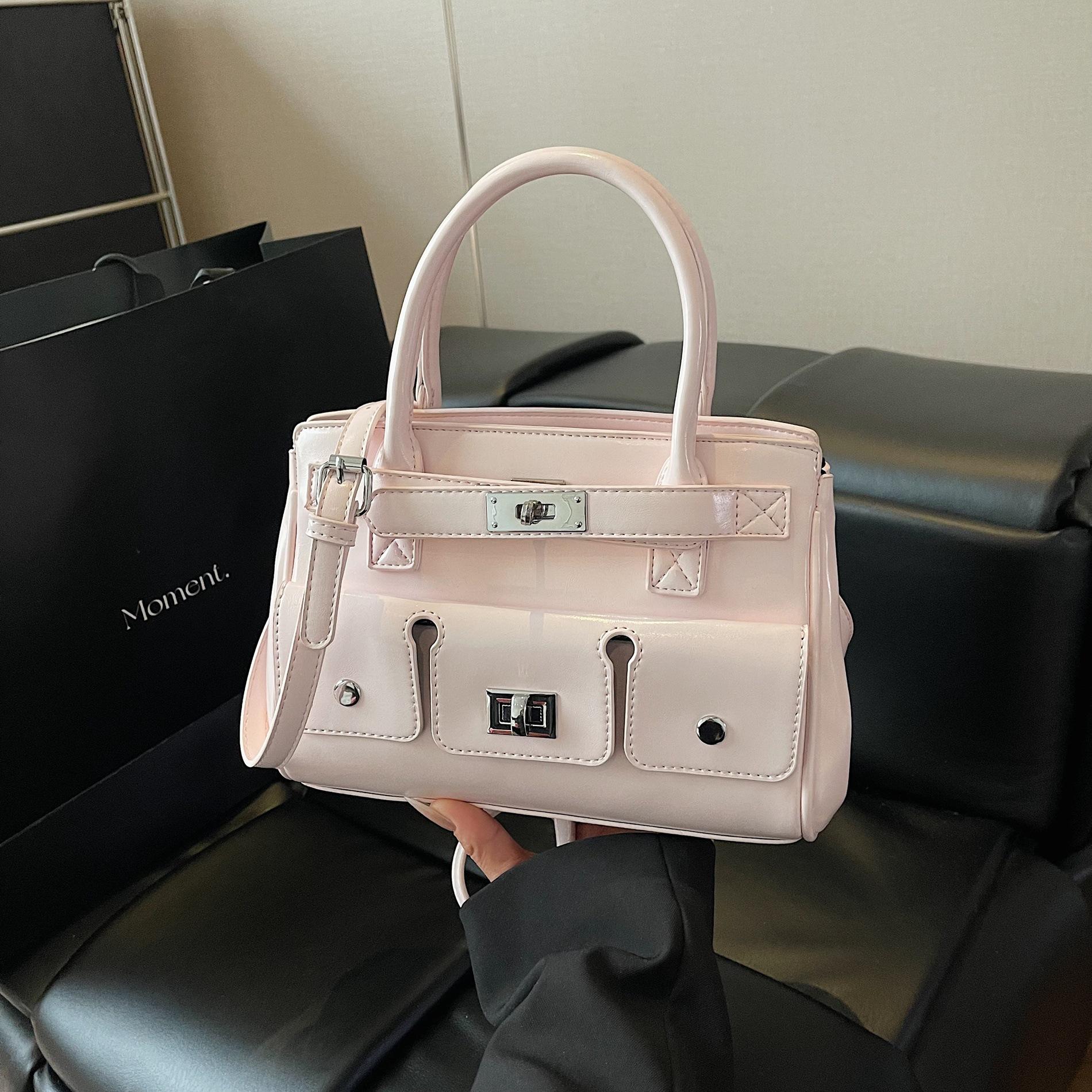 

Весна новая мода простая высококлассная сумочка для поездок на работу литературный темперамент сумка мессенджер женская фиолетовый